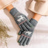 Colorful Christmas Deer Printed Warm Autumn Winter Comfortable Gloves For Men Women Cute Unisex Stylish Design Soft Full Finger Gloves - STEVVEX Fashion - 717, animal theme gloves, autumn gloves, christmas deer gloves, christmas gloves, classic colorful gloves, comfortable gloves, cute gloves, full finger gloves, gloves, gloves for autumn, gloves for men women, gloves for winter, soft gloves, thick gloves, unisex gloves, warm gloves, windproof gloves, winter gloves - Stevvex.com