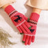 Colorful Christmas Deer Printed Warm Autumn Winter Comfortable Gloves For Men Women Cute Unisex Stylish Design Soft Full Finger Gloves - STEVVEX Fashion - 717, animal theme gloves, autumn gloves, christmas deer gloves, christmas gloves, classic colorful gloves, comfortable gloves, cute gloves, full finger gloves, gloves, gloves for autumn, gloves for men women, gloves for winter, soft gloves, thick gloves, unisex gloves, warm gloves, windproof gloves, winter gloves - Stevvex.com