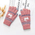 Colorful Christmas Deer Printed Warm Autumn Winter Comfortable Gloves For Men Women Cute Unisex Stylish Design Soft Full Finger Gloves - STEVVEX Fashion - 717, animal theme gloves, autumn gloves, christmas deer gloves, christmas gloves, classic colorful gloves, comfortable gloves, cute gloves, full finger gloves, gloves, gloves for autumn, gloves for men women, gloves for winter, soft gloves, thick gloves, unisex gloves, warm gloves, windproof gloves, winter gloves - Stevvex.com