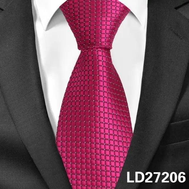 Colorful Men Necktie Business Wedding Fashion Various Colors Easy Match Ties For Men Men’s Necktie Classic Tie