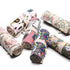 Colorful Roll Up Pencil Case Canvas Flowers Style Colored Pencils Wrap Multi - Purpose Pen Holder Cute Case