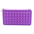 Colorful Stress Relief Squeeze Anti Stress Pop It Soft Pencil Case For Students Rainbow Color School Case