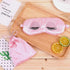 Comfortable Pink Silk Elegant Sleeping Mask Long Eyelash Sleeping Eye Mask Soft Sleeping Mask With Elastic Strap