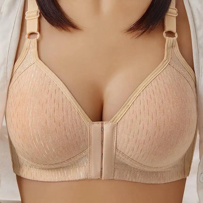 Comfortable Seamless Bra For Women Fashion Push Up Bras Wire Free Lingerie Full Cup Bralette Cotton Underwear Brassiere