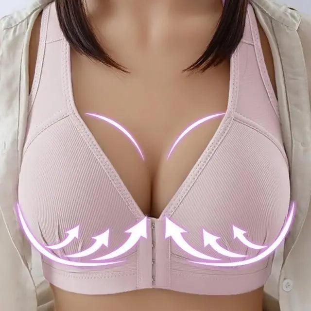 Comfortable Seamless Bra For Women Fashion Push Up Bras Wire Free Lingerie Full Cup Bralette Cotton Underwear Brassiere