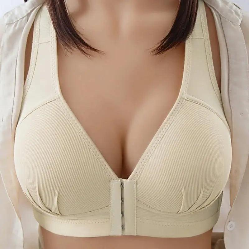 Comfortable Seamless Bra For Women Fashion Push Up Bras Wire Free Lingerie Full Cup Bralette Cotton Underwear Brassiere