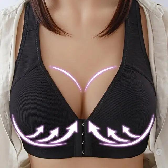 Comfortable Seamless Bra For Women Fashion Push Up Bras Wire Free Lingerie Full Cup Bralette Cotton Underwear Brassiere