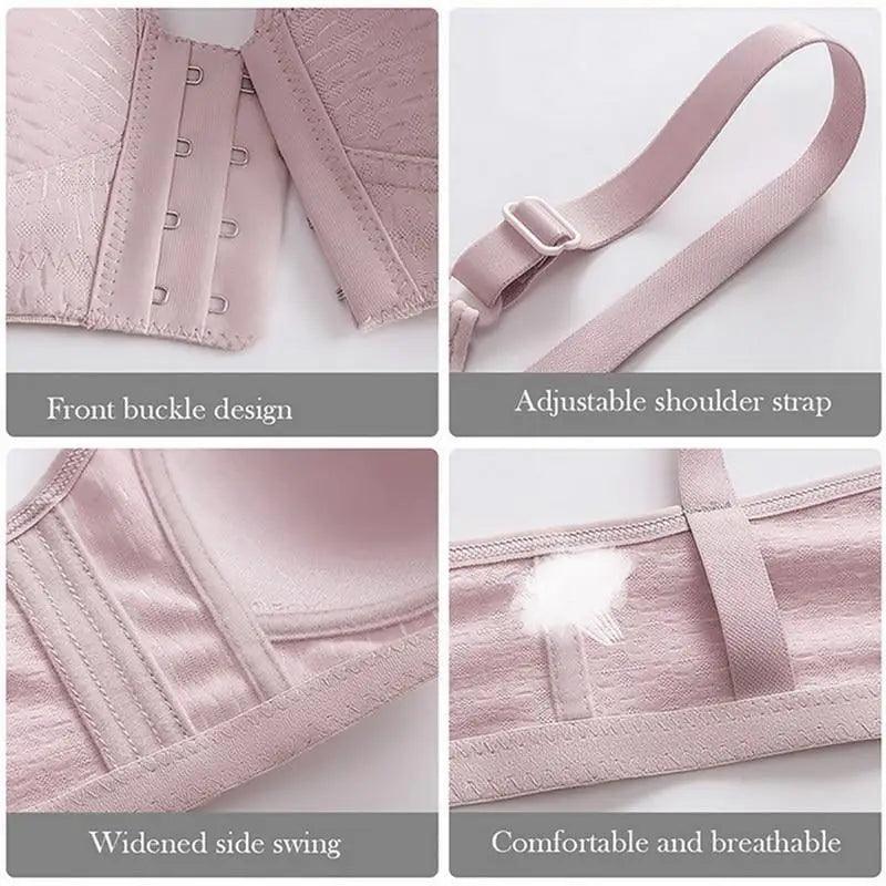 Comfortable Seamless Bra For Women Fashion Push Up Bras Wire Free Lingerie Full Cup Bralette Cotton Underwear Brassiere