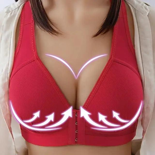 Comfortable Seamless Bra For Women Fashion Push Up Bras Wire Free Lingerie Full Cup Bralette Cotton Underwear Brassiere