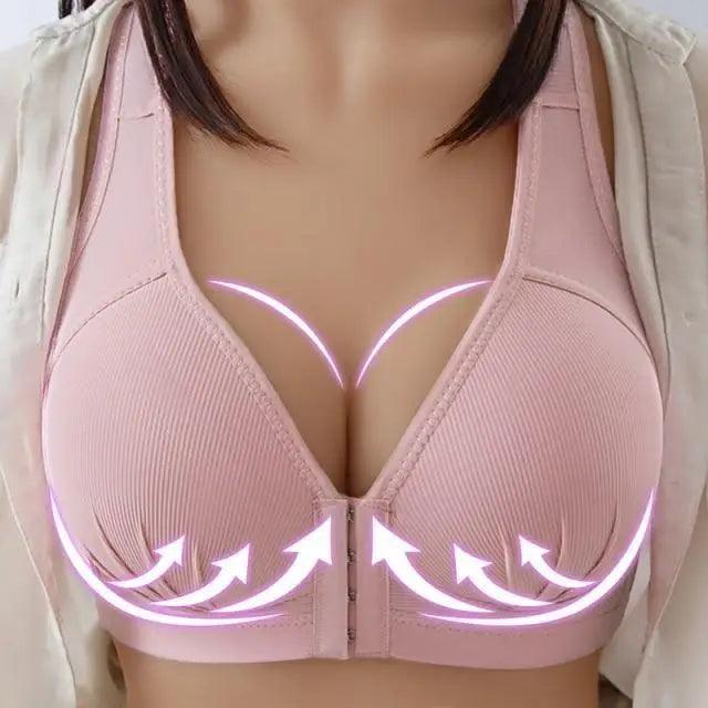 Comfortable Seamless Bra For Women Fashion Push Up Bras Wire Free Lingerie Full Cup Bralette Cotton Underwear Brassiere