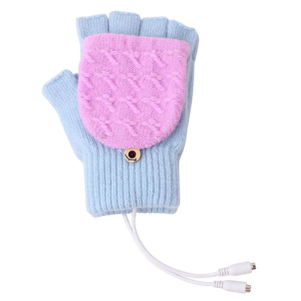 Comfortable Warm USB Heating Winter Gloves Hand Warmers Fingerless Mittens Hand Laptop Half Electric Heating Gloves Soft Hands Warmer - STEVVEX Gadgets - cute gloves, fingerless gloves, gloves, hand warmers, heating gloves, laptop gloves, mittens, soft gloves, usb gloves, usb gloves for winter, usb heating gloves, warm gloves, warm heating gloves, warm laptop gloves, warm winter gloves, winter gloves - Stevvex.com