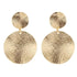 Contemporary Fashionable Round Drop Female Earrings Vintage Style Geometric Pendant Earrings for Women And Girls