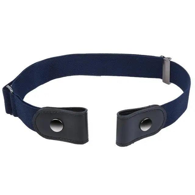 Cool Buckle - Free Stretch Elastic Waist Belt Unisex New Style No Buckle Fashion Waistbands For Men And Women Simple