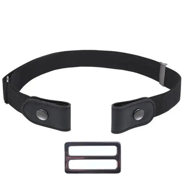 Cool Buckle - Free Stretch Elastic Waist Belt Unisex New Style No Buckle Fashion Waistbands For Men And Women Simple