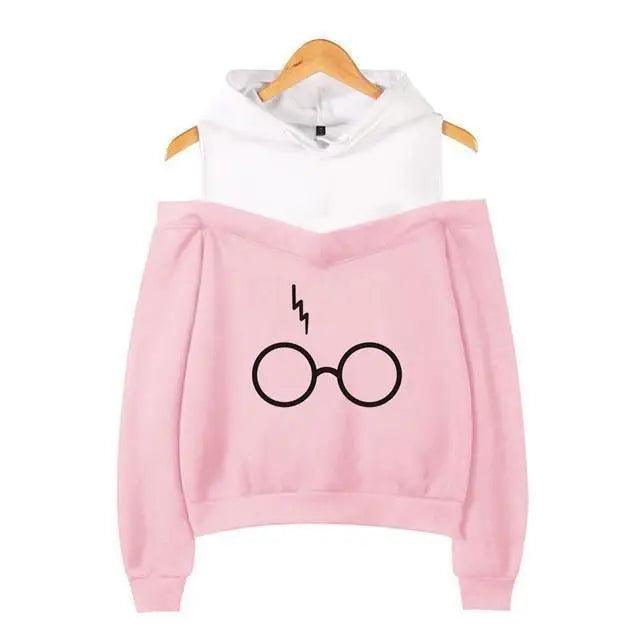 Cool Glasses Printed Hip Hop Sexy Off-Shoulder Hoodies Casual Sweatshirt Fashion Hoodie Women Clothing - Treko - Casual Tracksuit, Cool Fashion, Cool Hoodies, female Fashion, Hoodies, Jaket Hoodies, Loose Hoodies, Luxury Hoodies, Modern Hoodies, New Hoodies, Stylish Hoodies, women fashion, women Hoodies- Stevvex.com