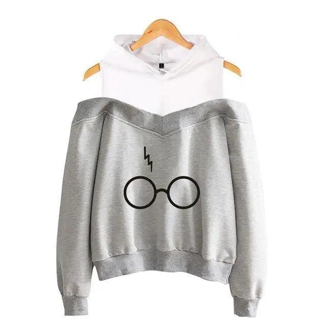 Cool Glasses Printed Hip Hop Sexy Off-Shoulder Hoodies Casual Sweatshirt Fashion Hoodie Women Clothing - Treko - Casual Tracksuit, Cool Fashion, Cool Hoodies, female Fashion, Hoodies, Jaket Hoodies, Loose Hoodies, Luxury Hoodies, Modern Hoodies, New Hoodies, Stylish Hoodies, women fashion, women Hoodies- Stevvex.com