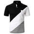 Cool Polo Men Shirt Nice Short Sleeve Polo Shirt Contrast More Color Polo New Clothing Summer Streetwear Casual Fashion