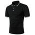 Cool Polo Men Shirt Nice Short Sleeve Polo Shirt Contrast More Color Polo New Clothing Summer Streetwear Casual Fashion