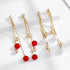 Copy of Trendy Exquisite Metal Dangle Drop Earrings for Women And Girl Fashionable Round And Long Earrings Female