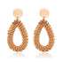 Copy of Trendy Exquisite Metal Dangle Drop Earrings for Women And Girl Fashionable Round And Long Earrings Female