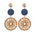 Copy of Trendy Exquisite Metal Dangle Drop Earrings for Women And Girl Fashionable Round And Long Earrings Female