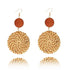 Copy of Trendy Exquisite Metal Dangle Drop Earrings for Women And Girl Fashionable Round And Long Earrings Female