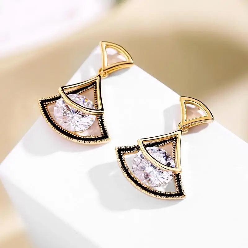 Copy of Trendy Exquisite Metal Dangle Drop Earrings for Women And Girl Fashionable Round And Long Earrings Female