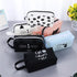 Creative Leather Black Large Capacity Pencil Pouch For Students Unique Colors Stationery Office Pencil Cases