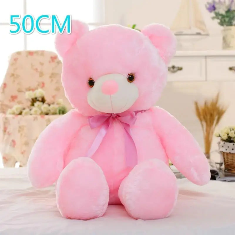 Creative Luminous LED Colorful Glowing Teddy - Plush Toy Colorful Glowing Teddy Bear Christmas Gift for Kid - ALLURELATION - 580, Baby, Baby Playing toys, Baby plush toys, Baby soft toys, Birthday, Birthday Gift, Birthday Gift Lamp, Birthday gift teddy bear, Kids toys, LEd teddy bear, Plush toy, Remsha - Stevvex.com