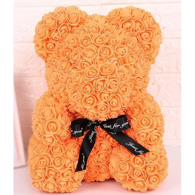 Cute artificial rose flower teddy bears gift box for home decor - Christmas Valentine's Day wedding day presents - ALLURELATION GIFTS - 580, anniversary gifts, Best Gift Item, Birthday gifts, Christmas Gifts, cute gifts, gifts, Gifts for girlfriends, gifts for girls, gifts for loved ones, Gifts for wife, gifts for women, Home decoration teddy bears, Rose Teddy Bear, Teddy Bear, Teddy Bear Gift, Thanksgiving gifts, Valentine Gifts, wedding gifts - Stevvex.com