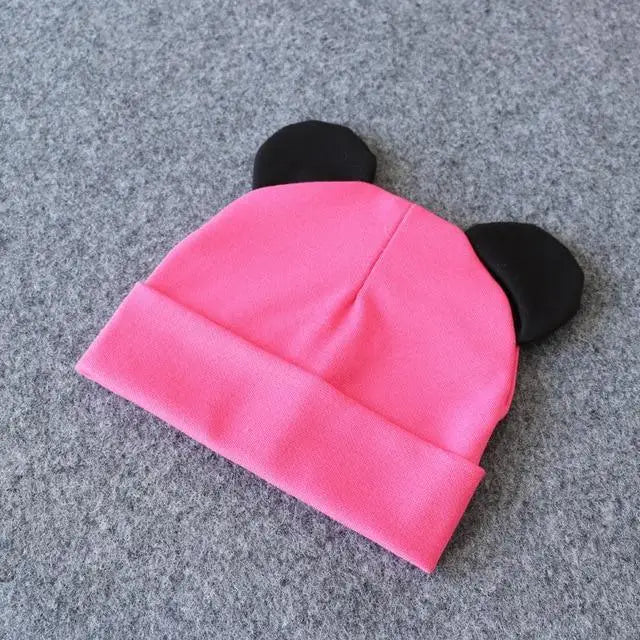 Cute Baby 0 - 12M Hat With Ears Casual Style Kids Autumn Winter Hat Classic Boys And Girls Beanie - 11 - STIL4557CJBNJ