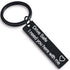 Cute Black Stainless Steel Charm Couple Drive Safe Keychain Gift for Boyfriend & Girlfriend - 3 black - ALU128GUREEA