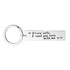 Cute Black Stainless Steel Charm Couple Drive Safe Keychain Gift for Boyfriend & Girlfriend - 4 silver - ALU128GUREEA