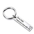 Cute Black Stainless Steel Charm Couple Drive Safe Keychain Gift for Boyfriend & Girlfriend - 3 silver - ALU128GUREEA