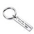 Cute Black Stainless Steel Charm Couple Drive Safe Keychain Gift for Boyfriend & Girlfriend - 2 silver - ALU128GUREEA