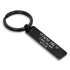 Cute Black Stainless Steel Charm Couple Drive Safe Keychain Gift for Boyfriend & Girlfriend - 4 black - ALU128GUREEA