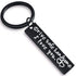 Cute Black Stainless Steel Charm Couple Drive Safe Keychain Gift for Boyfriend & Girlfriend - 1 black - ALU128GUREEA