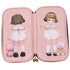 Cute Doll Pattern Pencil Case For Girls Colorful Pen Holder Case For Students Elegant Style School Accessories Pencil