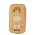 Cute Doll Pattern Pencil Case For Girls Colorful Pen Holder Case For Students Elegant Style School Accessories Pencil