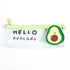 Cute Fruit Theme Pencil Case Unique Design Avocado Pattern Transparent Pencil Pouch School Pencil Bag For Students - 3