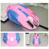 Cute Gaming USB Wired Mouse Girls Pink Computer Professional 2400 DPI Mouse Colorful Silent Mouse For PC - STIL8758YTRYJ