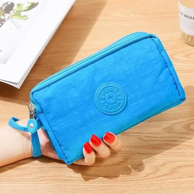 Cute Pink Leather Woman Wallet Fashion Stylish Zipper Mini Bag For Women Short Simple Wallets - 10 - STIL3569VBILU