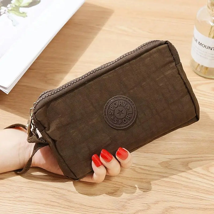 Cute Pink Leather Woman Wallet Fashion Stylish Zipper Mini Bag For Women Short Simple Wallets - 16 - STIL3569VBILU