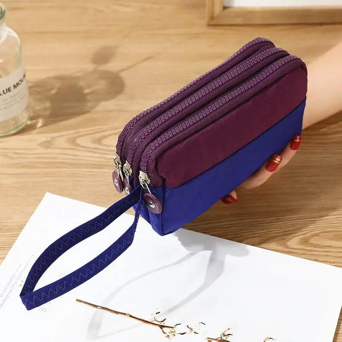 Cute Pink Leather Woman Wallet Fashion Stylish Zipper Mini Bag For Women Short Simple Wallets - 2 - STIL3569VBILU