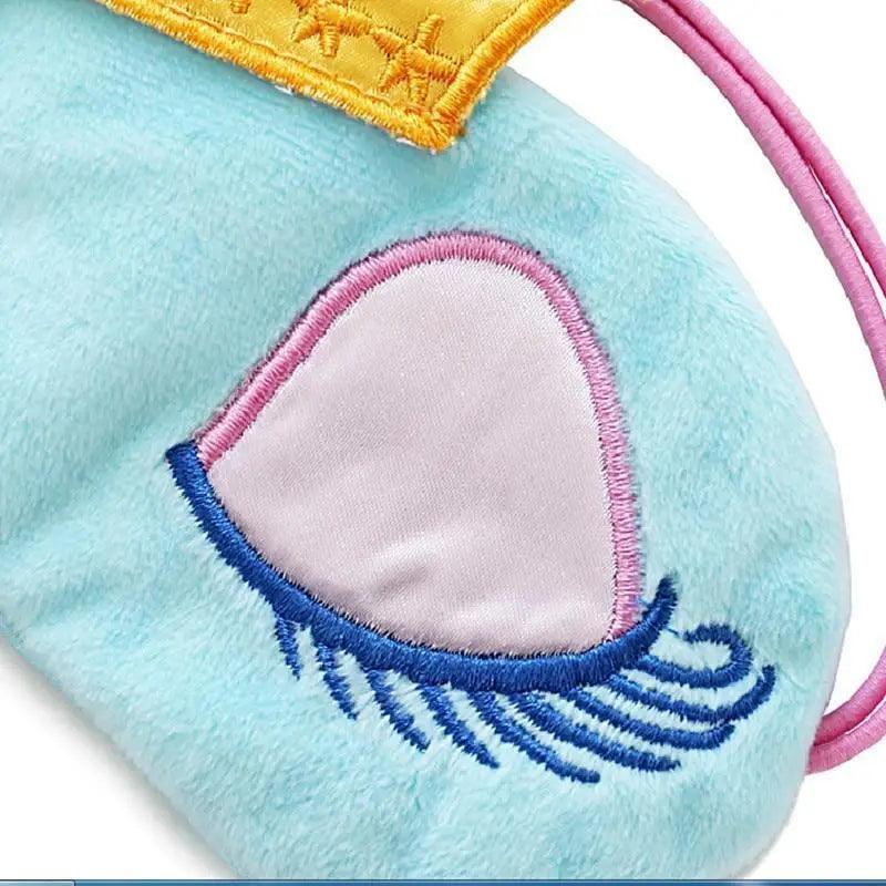 Cute Princess Eye Sleeping Mask Lightweight Eye Patch Comfortable Soft Blindfold Perfect For Blocking Light