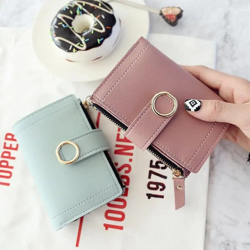 Cute Small Leather Purse For Women And Ladies Fashionable Card Bag Clutch Purse Money Clip Wallet For Females - ALLURELATION - 575, Backpacks, Bags, Bags for Girls, Bags for Ladies, Bags For Teenagers, Bags For Women, Bags in Demand, Bags in Sale, Best Selling Bags, Birthday Gift, Book Bag, Card Holder Bags, Card Holders Girl Handbag, Clutch Bag, Coin Purse, Cute Short Purses, Designer Female Bags, Elegant Handbag, Folding Small Purse, Gift Bags, Leather Handbag, Modern Bags, vintage style bag - Stevvex.com