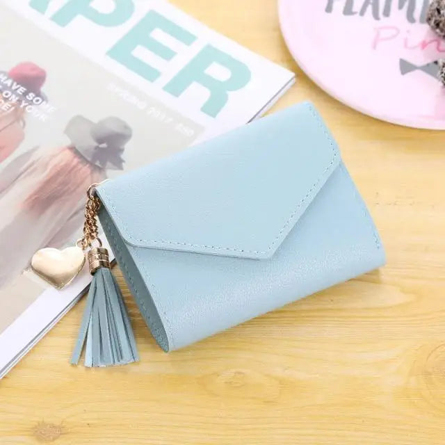 Cute Small Leather Purse For Women And Ladies Fashionable Card Bag Clutch Purse Money Clip Wallet For Females - ALLURELATION - 575, Backpacks, Bags, Bags for Girls, Bags for Ladies, Bags For Teenagers, Bags For Women, Bags in Demand, Bags in Sale, Best Selling Bags, Birthday Gift, Book Bag, Card Holder Bags, Card Holders Girl Handbag, Clutch Bag, Coin Purse, Cute Short Purses, Designer Female Bags, Elegant Handbag, Folding Small Purse, Gift Bags, Leather Handbag, Modern Bags, vintage style bag - Stevvex.com