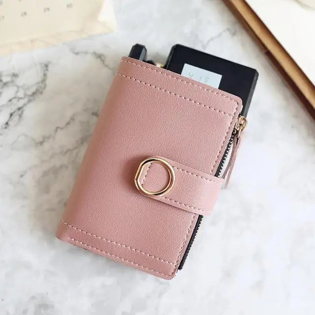 Cute Small Leather Purse For Women And Ladies Fashionable Card Bag Clutch Purse Money Clip Wallet For Females - ALLURELATION - 575, Backpacks, Bags, Bags for Girls, Bags for Ladies, Bags For Teenagers, Bags For Women, Bags in Demand, Bags in Sale, Best Selling Bags, Birthday Gift, Book Bag, Card Holder Bags, Card Holders Girl Handbag, Clutch Bag, Coin Purse, Cute Short Purses, Designer Female Bags, Elegant Handbag, Folding Small Purse, Gift Bags, Leather Handbag, Modern Bags, vintage style bag - Stevvex.com