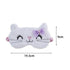 Cute Soft Cat Eye Cover Sleep Mask Comfortable Cartoon Mask Travel Rest Sleeping Aid Eye Patch Sleeping Mask