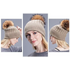 Cute Winter Warm Comfortable Cap Detachable Pom Pom Autumn Super Soft Fashionable Caps For Adults And Kids - STEVVEX Fashion - 706, autumn, autumn caps, beanies, beanies for autumn, caps, caps for autumn, caps for winter, classic caps, cute beanies, cute caps, fashion caps, fur beanies, fur caps, hats, pom pom caps, soft beanies, trendy caps, warm beanies, warm cap, warm hats, winter, winter beanies, winter caps, winter hats, wool caps - Stevvex.com